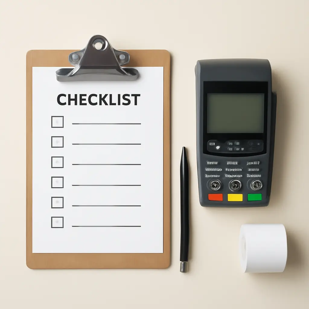 Чек-лист проверки кассы Список задач для проверки кассового оборудования перед началом рабочего дня