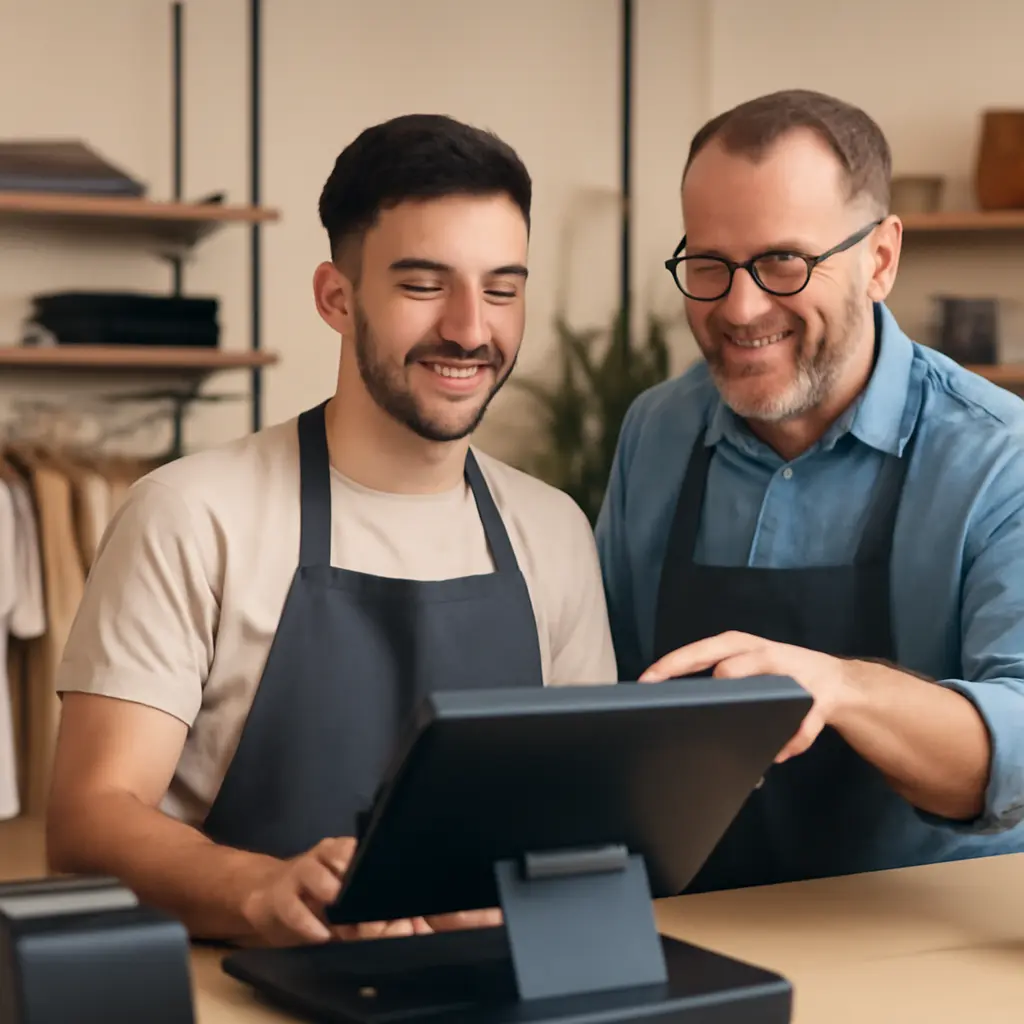 Обучение персонала работе с кассой Сотрудник проходит обучение работе с кассовым аппаратом