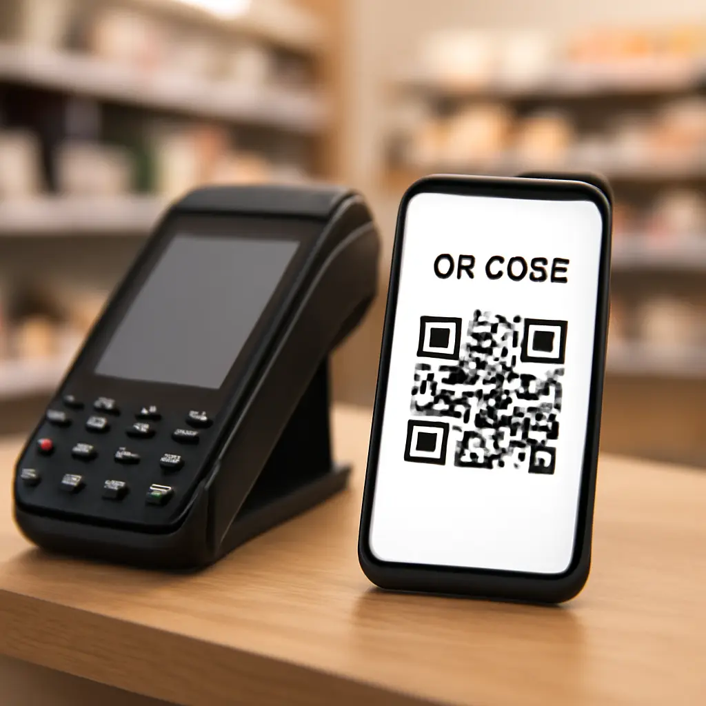 Современные методы приёма платежей Смарт-терминал, QR-код и смартфон для оплаты